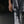 Load image into Gallery viewer, detail of a black and white tie dye linen scarf with leather tassles