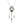 Load image into Gallery viewer, nouveau spike necklace silver
