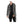 Load image into Gallery viewer, Unisex parka made of light weight linen. Featuring large lined hood, hidden snaps over front zip fastening, long sleeves with ribbed detail, snaps on cuffs, a drawstring waist, front frayed edge pockets, leather detail on cuffs, collar and back, leather tassel zip on outside chest pocket, earphone loop on inside chest pocket, a drawstring hem and a mid-length.