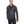 Load image into Gallery viewer, slim fitting hand washed black leather jacket. leather trimmed inside pocket. silver print on black lining.