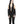 Load image into Gallery viewer, black leather opera gloves