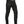 Load image into Gallery viewer, slim fitting black denim jeans with leather stripes, leather belt loops and leather piping around the pockets.