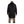 Load image into Gallery viewer, Unisex parka made of light weight linen. Featuring large lined hood, hidden snaps over front zip fastening, long sleeves with ribbed detail, snaps on cuffs, a drawstring waist, front frayed edge pockets, leather detail on cuffs, collar and back, leather tassel zip on outside chest pocket, earphone loop on inside chest pocket, a drawstring hem and a mid-length.