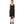 Load image into Gallery viewer, alt black dress. summer tank dress. Easy to wear relax fit asymmetrical tank dress made of very soft bamboo cotton blend.