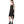 Load image into Gallery viewer, alt black dress. summer tank dress. Easy to wear relax fit asymmetrical tank dress made of very soft bamboo cotton blend.