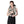 Load image into Gallery viewer, plant dyed cropped women sleeveless vest with high flared collar. Zippers along waist line. Hand cast snake claw front zipper pull.