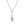 Charger l'image dans la galerie, Necklace with a gold and silver pendant on a white background
