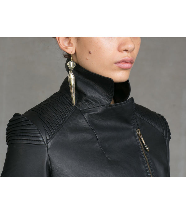 deco spire earrings