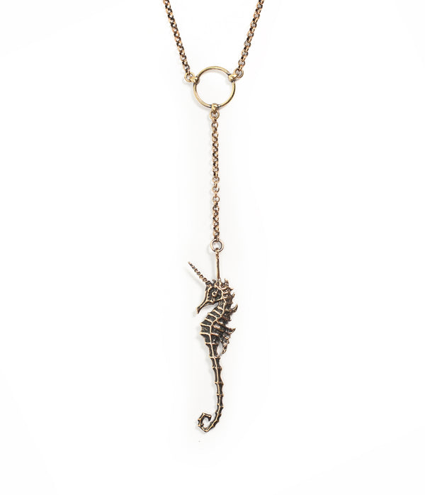 seahorse unicorn pendant