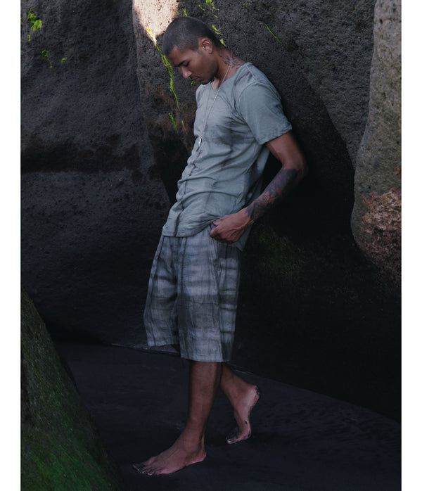Bachi shorts - shibori jade