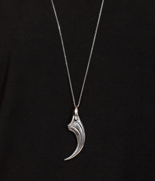 tiger talon pendant silver